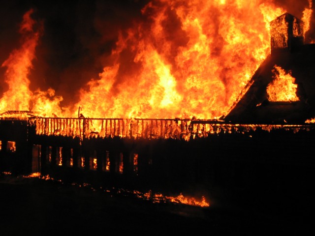 111 Bedford Center rd. Barn Fire